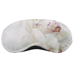 Orchids Flowers White Background Sleeping Masks by BangZart