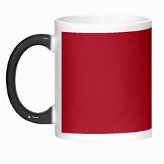 Usa Flag Red Blood Red Classic Solid Color  Morph Mugs by PodArtist