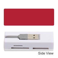Usa Flag Red Blood Red Classic Solid Color  Memory Card Reader (stick)  by PodArtist