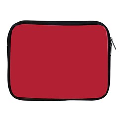 Usa Flag Red Blood Red Classic Solid Color  Apple Ipad 2/3/4 Zipper Cases by PodArtist