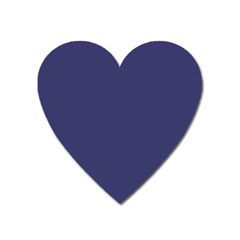 Usa Flag Blue Royal Blue Deep Blue Heart Magnet by PodArtist