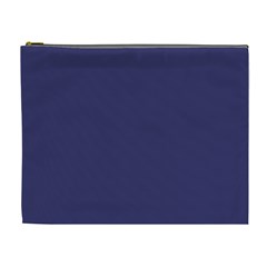 USA Flag Blue Royal Blue Deep Blue Cosmetic Bag (XL)