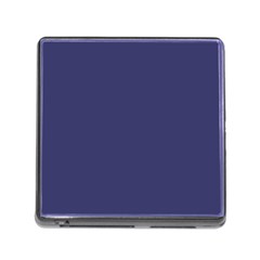 USA Flag Blue Royal Blue Deep Blue Memory Card Reader (Square)