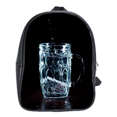 Glass Water Liquid Background School Bags (xl) 