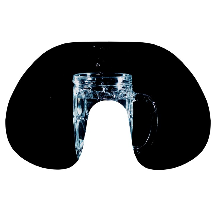 Glass Water Liquid Background Travel Neck Pillows