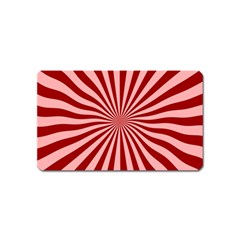 Sun Background Optics Channel Red Magnet (name Card) by BangZart