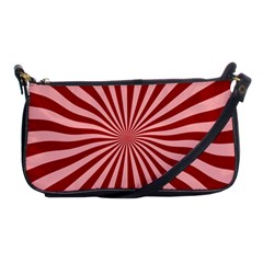 Sun Background Optics Channel Red Shoulder Clutch Bags by BangZart