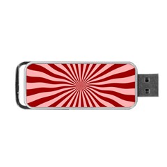 Sun Background Optics Channel Red Portable Usb Flash (two Sides) by BangZart
