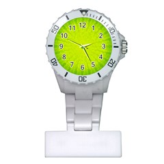 Radial Green Crystals Crystallize Plastic Nurses Watch