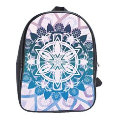 Mandalas Symmetry Meditation Round School Bags (xl) 