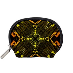 Abstract Glow Kaleidoscopic Light Accessory Pouches (small)  by BangZart