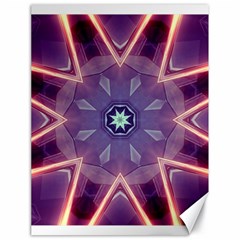 Abstract Glow Kaleidoscopic Light Canvas 18  X 24   by BangZart