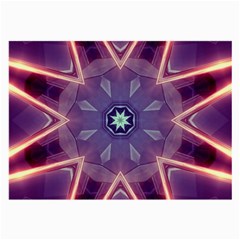 Abstract Glow Kaleidoscopic Light Large Glasses Cloth by BangZart