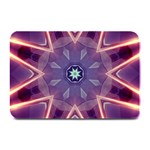 Abstract Glow Kaleidoscopic Light Plate Mats 18 x12  Plate Mat