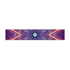 Abstract Glow Kaleidoscopic Light Flano Scarf (mini)