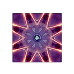 Abstract Glow Kaleidoscopic Light Satin Bandana Scarf