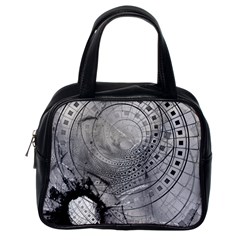 Fragmented Fractal Memories And Gunpowder Glass Classic Handbags (one Side) by jayaprime