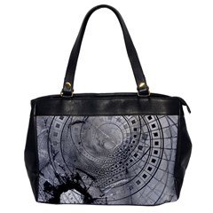 Fragmented Fractal Memories And Gunpowder Glass Office Handbags by jayaprime