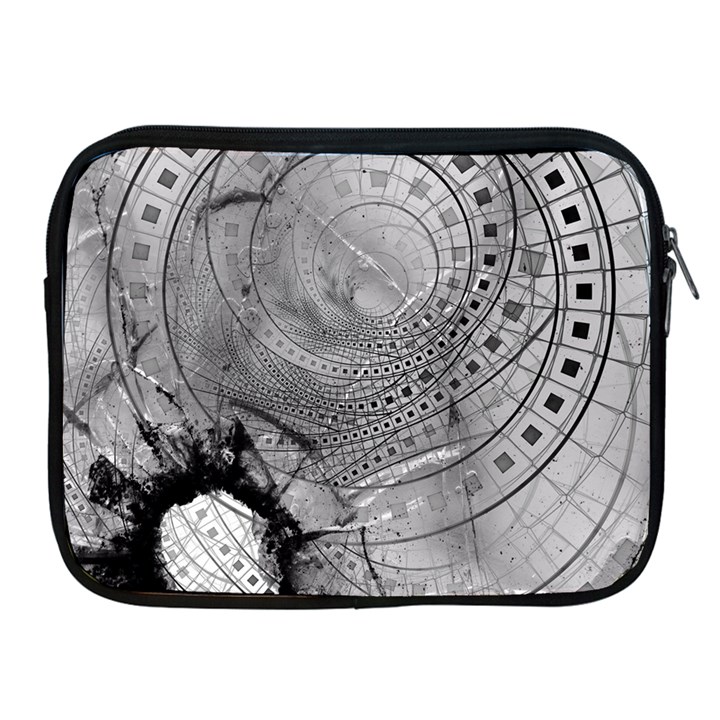 Fragmented Fractal Memories and Gunpowder Glass Apple iPad 2/3/4 Zipper Cases