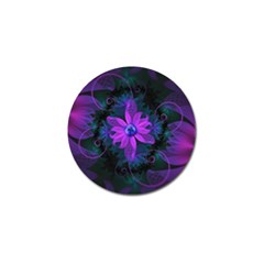 Beautiful Ultraviolet Lilac Orchid Fractal Flowers Golf Ball Marker (10 Pack) by jayaprime