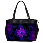 Beautiful Ultraviolet Lilac Orchid Fractal Flowers Office Handbags Front