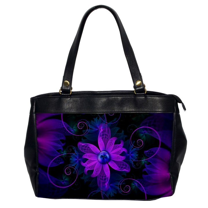 Beautiful Ultraviolet Lilac Orchid Fractal Flowers Office Handbags