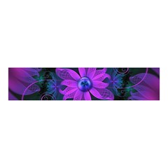 Beautiful Ultraviolet Lilac Orchid Fractal Flowers Velvet Scrunchie by jayaprime