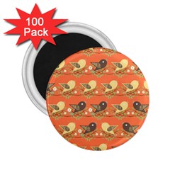 Birds Pattern 2 25  Magnets (100 Pack)  by linceazul