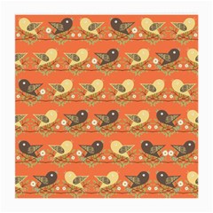 Birds Pattern Medium Glasses Cloth (2-side) by linceazul