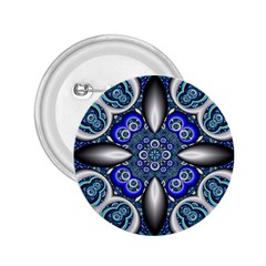 Fractal Cathedral Pattern Mosaic 2 25  Buttons by BangZart