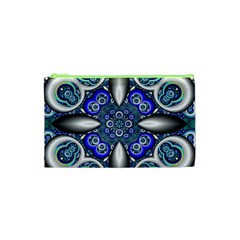 Fractal Cathedral Pattern Mosaic Cosmetic Bag (xs)