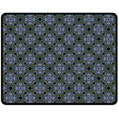 Space Wallpaper Pattern Spaceship Double Sided Fleece Blanket (medium) 