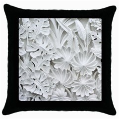 Pattern Motif Decor Throw Pillow Case (black)