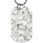 Pattern Motif Decor Dog Tag (Two Sides) Front