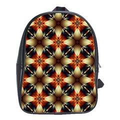 Kaleidoscope Image Background School Bags (xl)  by BangZart