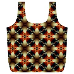 Kaleidoscope Image Background Full Print Recycle Bags (l) 