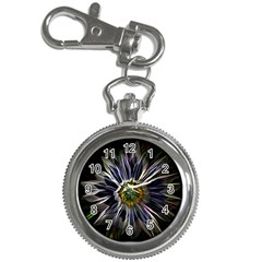 Flower Structure Photo Montage Key Chain Watches