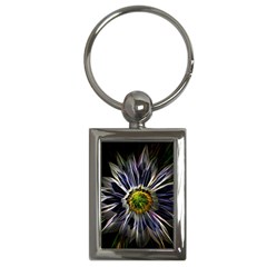 Flower Structure Photo Montage Key Chains (rectangle)  by BangZart