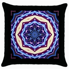 Mandala Art Design Pattern Throw Pillow Case (black)