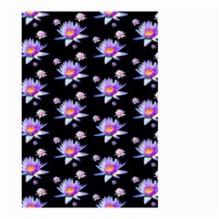 Flowers Pattern Background Lilac Small Garden Flag (two Sides) by BangZart