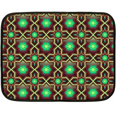 Pattern Background Bright Brown Fleece Blanket (mini) by BangZart