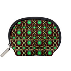 Pattern Background Bright Brown Accessory Pouches (small) 