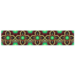 Pattern Background Bright Brown Flano Scarf (small)