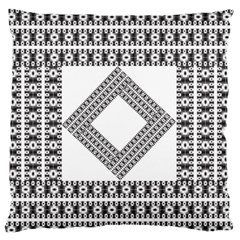 Pattern Background Texture Black Standard Flano Cushion Case (two Sides)