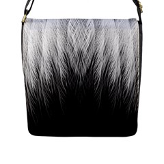 Feather Graphic Design Background Flap Messenger Bag (l)  by BangZart