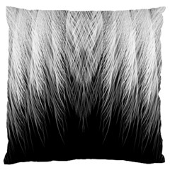 Feather Graphic Design Background Large Flano Cushion Case (two Sides)