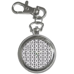 Pattern Background Texture Black Key Chain Watches by BangZart