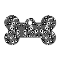 Paisley Pattern Paisley Pattern Dog Tag Bone (one Side) by BangZart