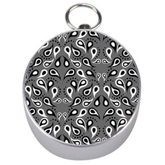 Paisley Pattern Paisley Pattern Silver Compasses