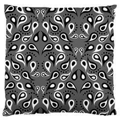 Paisley Pattern Paisley Pattern Large Flano Cushion Case (one Side)